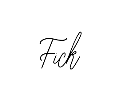Create a beautiful signature design for name Fick. With this signature (Bearetta-2O07w) fonts, you can make a handwritten signature for free. Fick signature style 12 images and pictures png