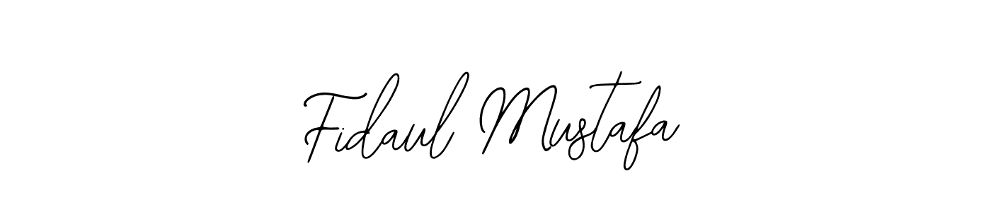 You should practise on your own different ways (Bearetta-2O07w) to write your name (Fidaul Mustafa) in signature. don't let someone else do it for you. Fidaul Mustafa signature style 12 images and pictures png