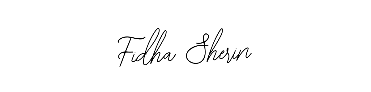 How to make Fidha Sherin name signature. Use Bearetta-2O07w style for creating short signs online. This is the latest handwritten sign. Fidha Sherin signature style 12 images and pictures png