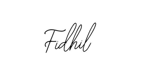 How to Draw Fidhil signature style? Bearetta-2O07w is a latest design signature styles for name Fidhil. Fidhil signature style 12 images and pictures png