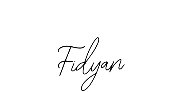 Make a beautiful signature design for name Fidyan. With this signature (Bearetta-2O07w) style, you can create a handwritten signature for free. Fidyan signature style 12 images and pictures png