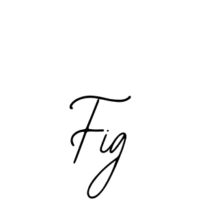 Design your own signature with our free online signature maker. With this signature software, you can create a handwritten (Bearetta-2O07w) signature for name Fig. Fig signature style 12 images and pictures png