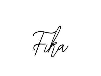 Design your own signature with our free online signature maker. With this signature software, you can create a handwritten (Bearetta-2O07w) signature for name Fika. Fika signature style 12 images and pictures png