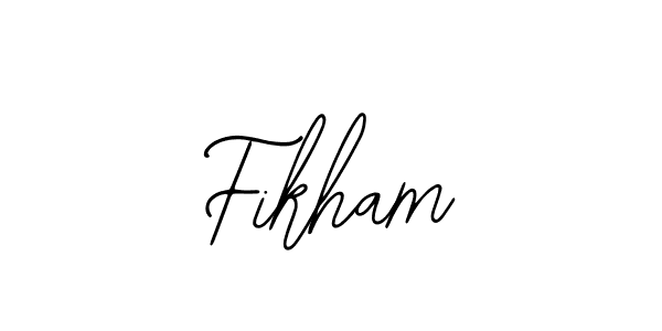 How to Draw Fikham signature style? Bearetta-2O07w is a latest design signature styles for name Fikham. Fikham signature style 12 images and pictures png