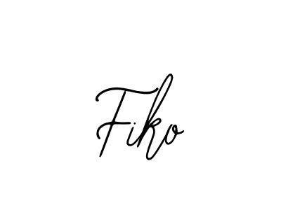 How to make Fiko signature? Bearetta-2O07w is a professional autograph style. Create handwritten signature for Fiko name. Fiko signature style 12 images and pictures png