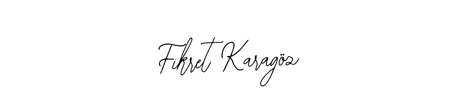 Create a beautiful signature design for name Fikret Karagöz. With this signature (Bearetta-2O07w) fonts, you can make a handwritten signature for free. Fikret Karagöz signature style 12 images and pictures png