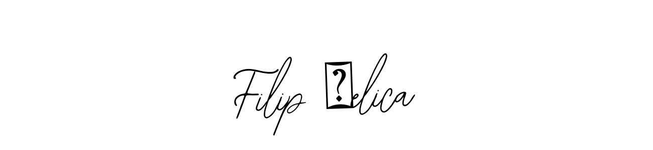 How to make Filip Čelica signature? Bearetta-2O07w is a professional autograph style. Create handwritten signature for Filip Čelica name. Filip Čelica signature style 12 images and pictures png