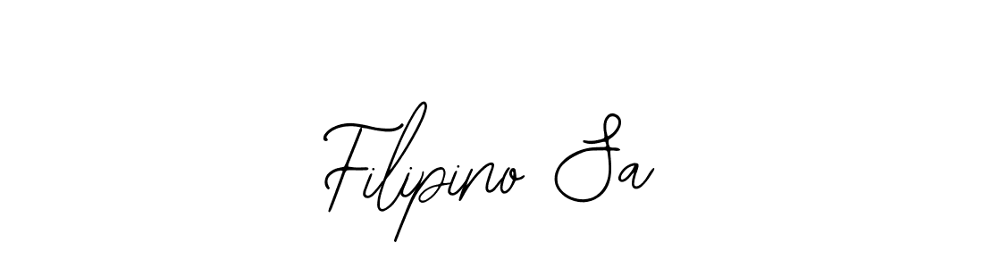 How to make Filipino Sa name signature. Use Bearetta-2O07w style for creating short signs online. This is the latest handwritten sign. Filipino Sa signature style 12 images and pictures png