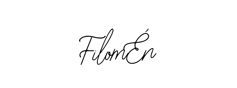 Make a beautiful signature design for name FilomÉn. With this signature (Bearetta-2O07w) style, you can create a handwritten signature for free. FilomÉn signature style 12 images and pictures png