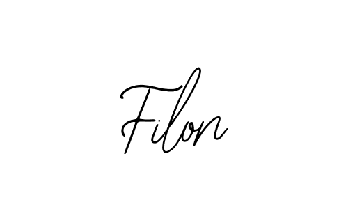 You should practise on your own different ways (Bearetta-2O07w) to write your name (Filon) in signature. don't let someone else do it for you. Filon signature style 12 images and pictures png