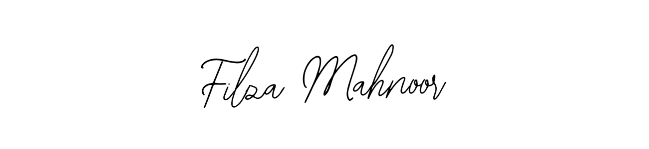 How to Draw Filza Mahnoor signature style? Bearetta-2O07w is a latest design signature styles for name Filza Mahnoor. Filza Mahnoor signature style 12 images and pictures png