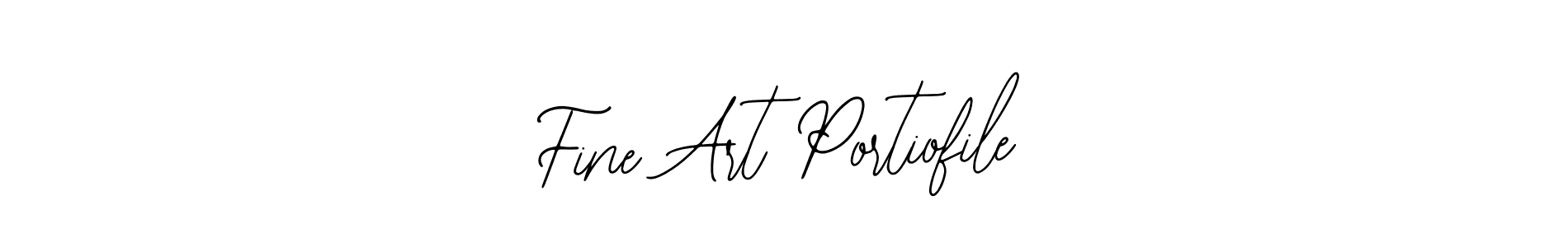 Design your own signature with our free online signature maker. With this signature software, you can create a handwritten (Bearetta-2O07w) signature for name Fine Art Portiofile. Fine Art Portiofile signature style 12 images and pictures png