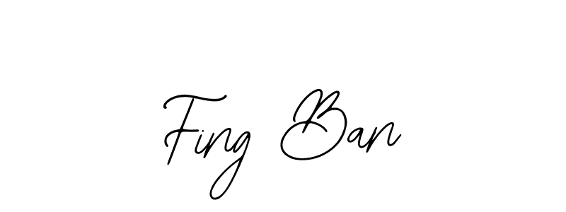Create a beautiful signature design for name Fing Ban. With this signature (Bearetta-2O07w) fonts, you can make a handwritten signature for free. Fing Ban signature style 12 images and pictures png