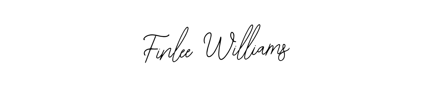 You should practise on your own different ways (Bearetta-2O07w) to write your name (Finlee Williams) in signature. don't let someone else do it for you. Finlee Williams signature style 12 images and pictures png