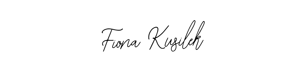 Fiona Kusilek stylish signature style. Best Handwritten Sign (Bearetta-2O07w) for my name. Handwritten Signature Collection Ideas for my name Fiona Kusilek. Fiona Kusilek signature style 12 images and pictures png