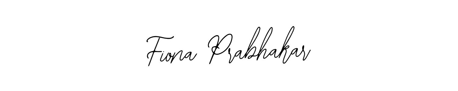 The best way (Bearetta-2O07w) to make a short signature is to pick only two or three words in your name. The name Fiona Prabhakar include a total of six letters. For converting this name. Fiona Prabhakar signature style 12 images and pictures png