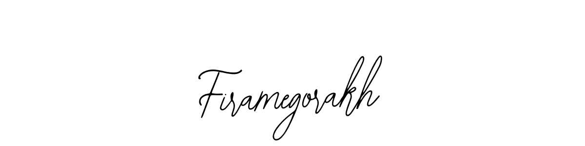 Use a signature maker to create a handwritten signature online. With this signature software, you can design (Bearetta-2O07w) your own signature for name Firamegorakh. Firamegorakh signature style 12 images and pictures png