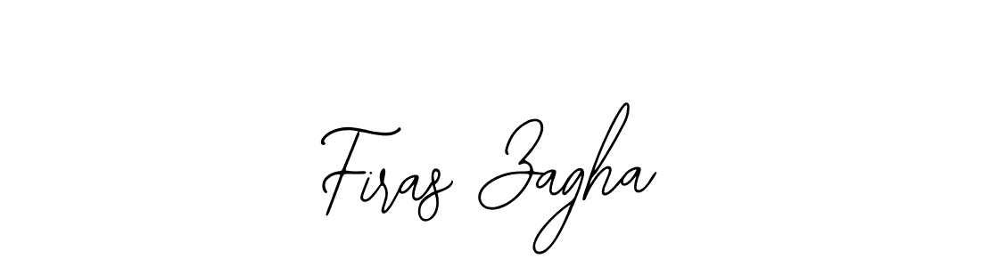 How to make Firas Zagha name signature. Use Bearetta-2O07w style for creating short signs online. This is the latest handwritten sign. Firas Zagha signature style 12 images and pictures png