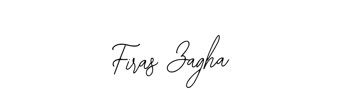 How to make Firas Zagha name signature. Use Bearetta-2O07w style for creating short signs online. This is the latest handwritten sign. Firas Zagha signature style 12 images and pictures png