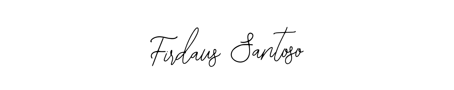 It looks lik you need a new signature style for name Firdaus Santoso. Design unique handwritten (Bearetta-2O07w) signature with our free signature maker in just a few clicks. Firdaus Santoso signature style 12 images and pictures png