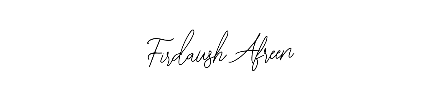 Make a short Firdaush Afreen signature style. Manage your documents anywhere anytime using Bearetta-2O07w. Create and add eSignatures, submit forms, share and send files easily. Firdaush Afreen signature style 12 images and pictures png