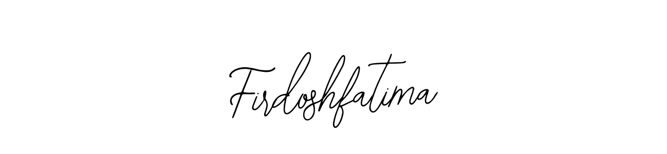 Firdoshfatima stylish signature style. Best Handwritten Sign (Bearetta-2O07w) for my name. Handwritten Signature Collection Ideas for my name Firdoshfatima. Firdoshfatima signature style 12 images and pictures png