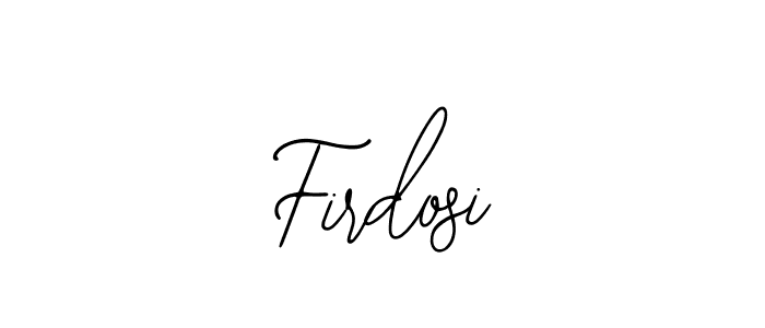 The best way (Bearetta-2O07w) to make a short signature is to pick only two or three words in your name. The name Firdosi include a total of six letters. For converting this name. Firdosi signature style 12 images and pictures png