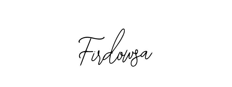 Also we have Firdowsa name is the best signature style. Create professional handwritten signature collection using Bearetta-2O07w autograph style. Firdowsa signature style 12 images and pictures png