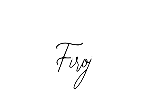 Use a signature maker to create a handwritten signature online. With this signature software, you can design (Bearetta-2O07w) your own signature for name Firoj. Firoj signature style 12 images and pictures png