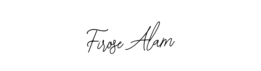 if you are searching for the best signature style for your name Firose Alam. so please give up your signature search. here we have designed multiple signature styles  using Bearetta-2O07w. Firose Alam signature style 12 images and pictures png