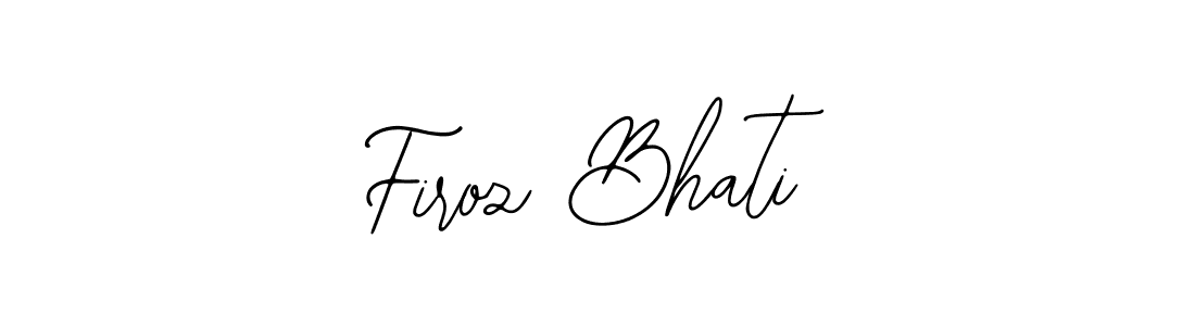 Create a beautiful signature design for name Firoz Bhati. With this signature (Bearetta-2O07w) fonts, you can make a handwritten signature for free. Firoz Bhati signature style 12 images and pictures png