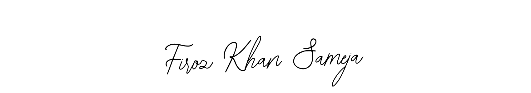 This is the best signature style for the Firoz Khan Sameja name. Also you like these signature font (Bearetta-2O07w). Mix name signature. Firoz Khan Sameja signature style 12 images and pictures png