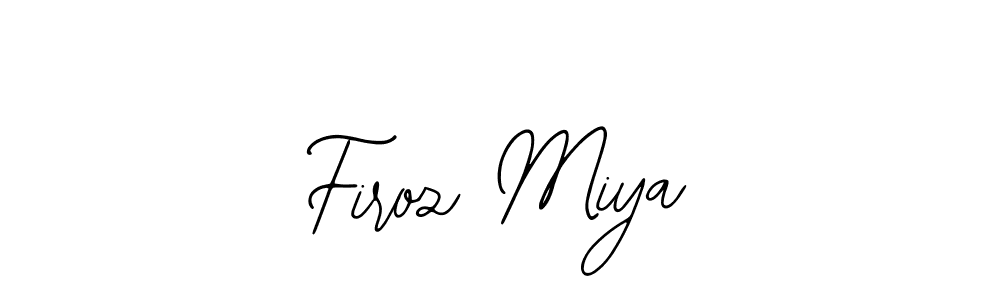 Design your own signature with our free online signature maker. With this signature software, you can create a handwritten (Bearetta-2O07w) signature for name Firoz Miya. Firoz Miya signature style 12 images and pictures png