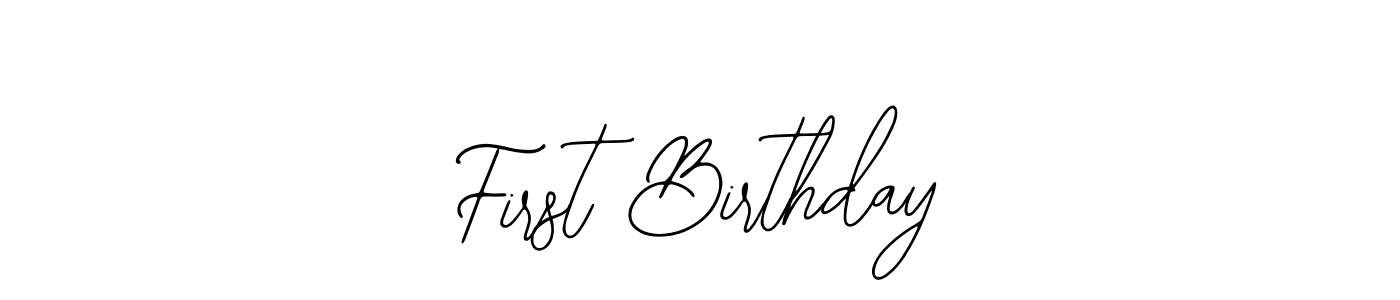Best and Professional Signature Style for First Birthday. Bearetta-2O07w Best Signature Style Collection. First Birthday signature style 12 images and pictures png