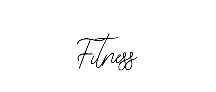 How to make Fitness signature? Bearetta-2O07w is a professional autograph style. Create handwritten signature for Fitness name. Fitness signature style 12 images and pictures png