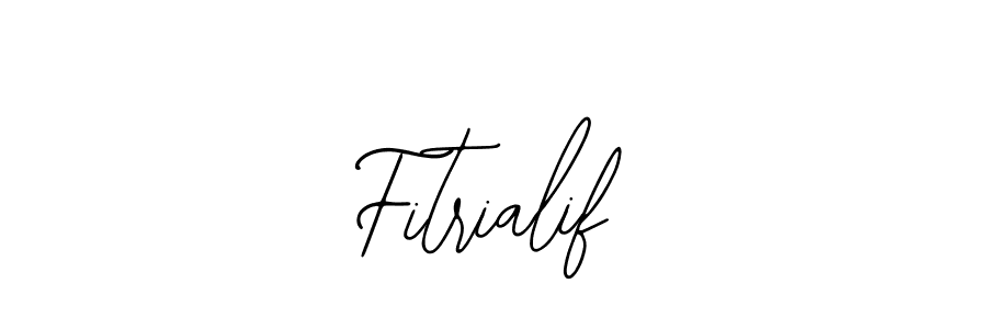 Also we have Fitrialif name is the best signature style. Create professional handwritten signature collection using Bearetta-2O07w autograph style. Fitrialif signature style 12 images and pictures png