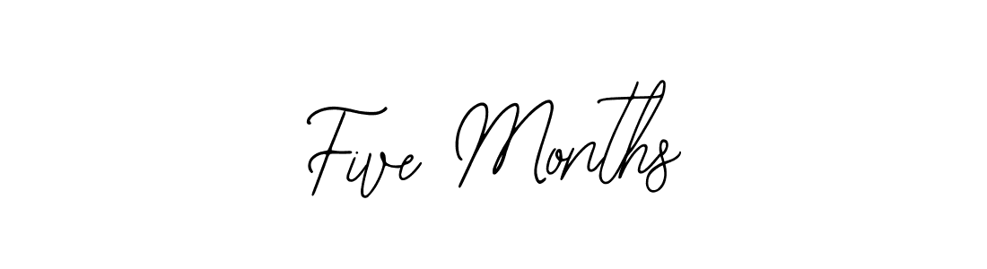 if you are searching for the best signature style for your name Five Months. so please give up your signature search. here we have designed multiple signature styles  using Bearetta-2O07w. Five Months signature style 12 images and pictures png