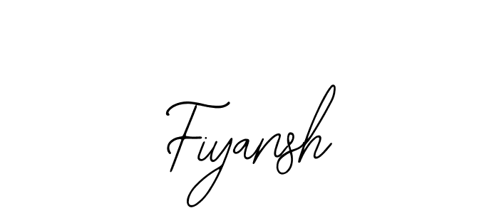You should practise on your own different ways (Bearetta-2O07w) to write your name (Fiyansh) in signature. don't let someone else do it for you. Fiyansh signature style 12 images and pictures png