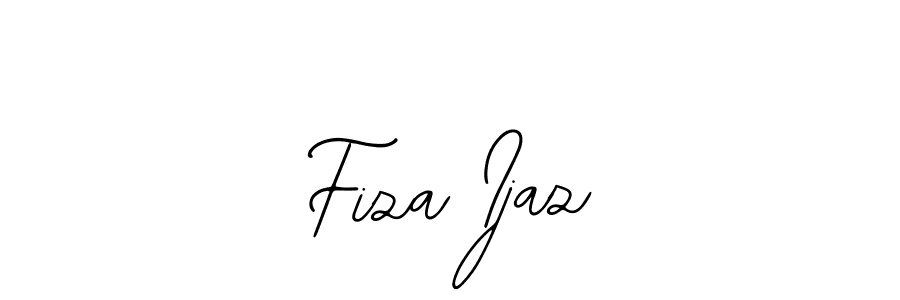 You should practise on your own different ways (Bearetta-2O07w) to write your name (Fiza Ijaz) in signature. don't let someone else do it for you. Fiza Ijaz signature style 12 images and pictures png