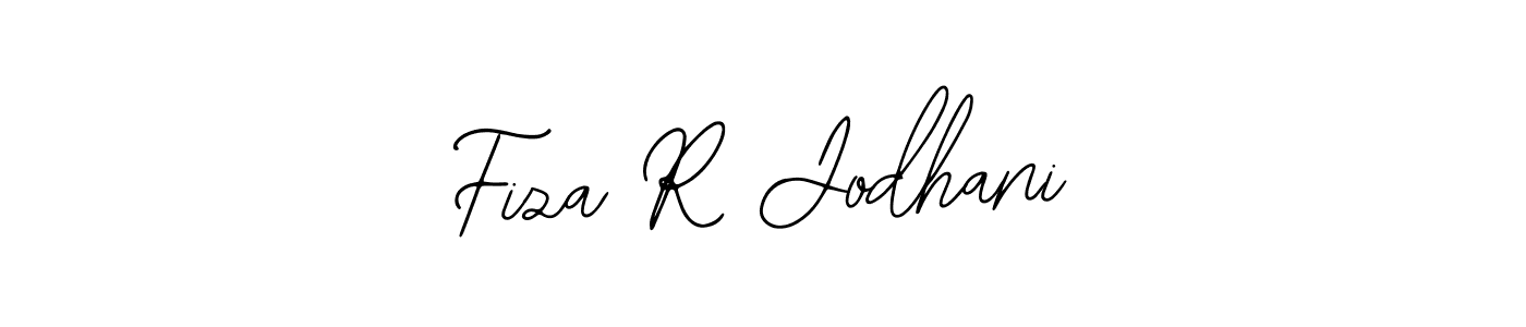 if you are searching for the best signature style for your name Fiza R Jodhani. so please give up your signature search. here we have designed multiple signature styles  using Bearetta-2O07w. Fiza R Jodhani signature style 12 images and pictures png