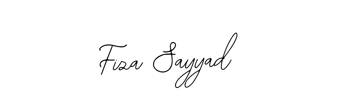 Make a beautiful signature design for name Fiza Sayyad. With this signature (Bearetta-2O07w) style, you can create a handwritten signature for free. Fiza Sayyad signature style 12 images and pictures png