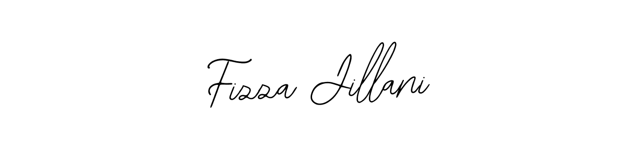 You should practise on your own different ways (Bearetta-2O07w) to write your name (Fizza Jillani) in signature. don't let someone else do it for you. Fizza Jillani signature style 12 images and pictures png