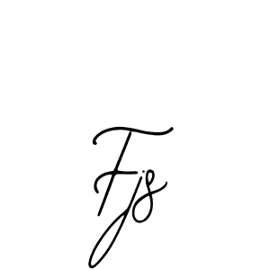 if you are searching for the best signature style for your name Fjs. so please give up your signature search. here we have designed multiple signature styles  using Bearetta-2O07w. Fjs signature style 12 images and pictures png