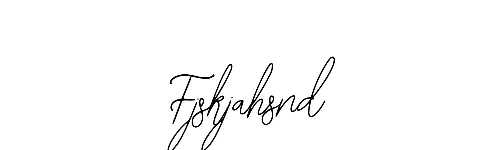 The best way (Bearetta-2O07w) to make a short signature is to pick only two or three words in your name. The name Fjskjahsnd include a total of six letters. For converting this name. Fjskjahsnd signature style 12 images and pictures png