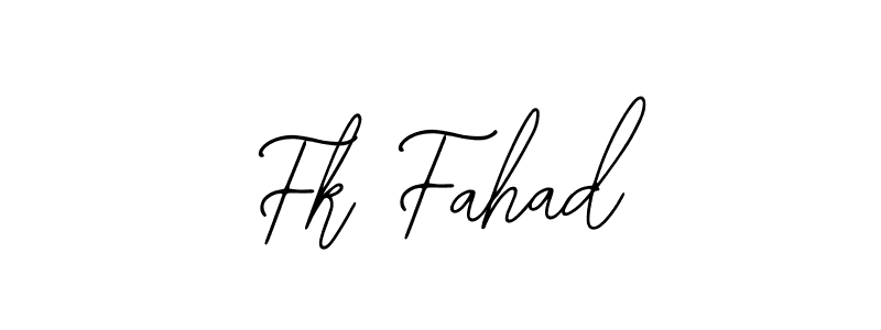 Also we have Fk Fahad name is the best signature style. Create professional handwritten signature collection using Bearetta-2O07w autograph style. Fk Fahad signature style 12 images and pictures png