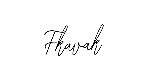 How to make Fkavak signature? Bearetta-2O07w is a professional autograph style. Create handwritten signature for Fkavak name. Fkavak signature style 12 images and pictures png