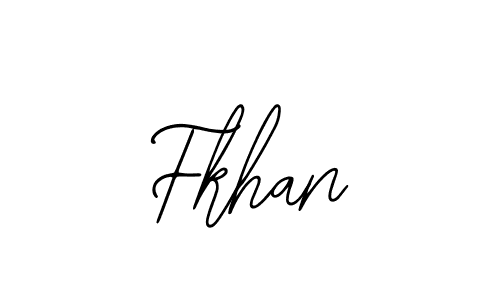 Make a beautiful signature design for name Fkhan. With this signature (Bearetta-2O07w) style, you can create a handwritten signature for free. Fkhan signature style 12 images and pictures png