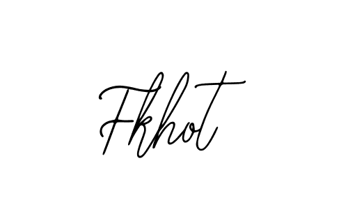 How to make Fkhot name signature. Use Bearetta-2O07w style for creating short signs online. This is the latest handwritten sign. Fkhot signature style 12 images and pictures png