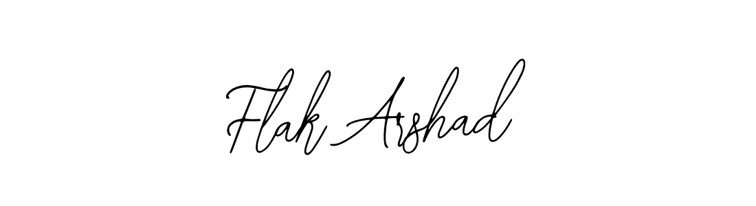 Use a signature maker to create a handwritten signature online. With this signature software, you can design (Bearetta-2O07w) your own signature for name Flak Arshad. Flak Arshad signature style 12 images and pictures png