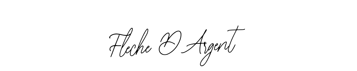 How to make Fleche D Argent name signature. Use Bearetta-2O07w style for creating short signs online. This is the latest handwritten sign. Fleche D Argent signature style 12 images and pictures png